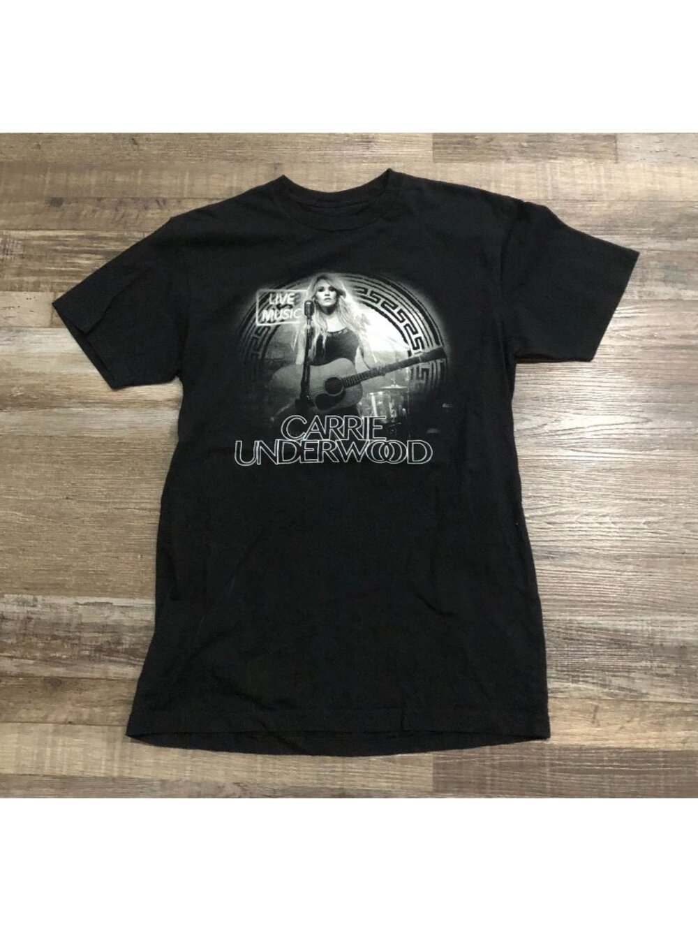 Carrie Underwood The Storyteller Tour Adult Small Black Double Sided T Shirt